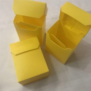 플라스틱 노란색 tcg 카드 놀이 홀더 상자